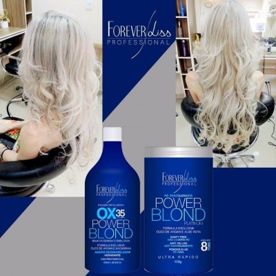 Power Blond - Kit (Pó descolorante+Água oxigenada)