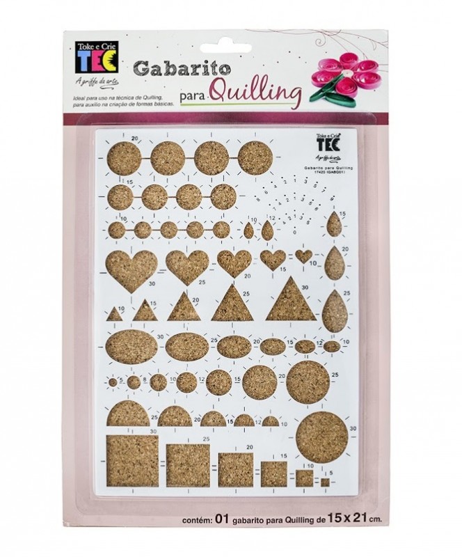 Gabarito para Quilling - Toke e Crie