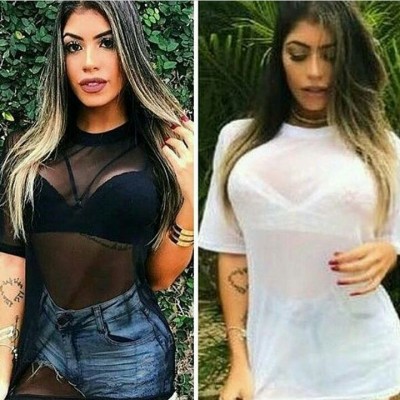 BLUSA TULE TRANSPARENTE