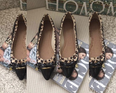 SAPATILHA ANIMAL PRINT COM BIQUEIRA