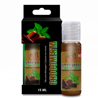 Gel Comestível Hot Choco Menta - 15 ml - Soft Love