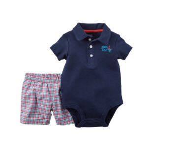 Conjunto menino gola polo Carters 3 meses