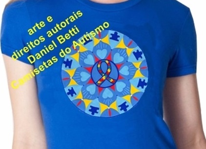 Camiseta Conscientização do autismo /simbolos/mandala/adulta