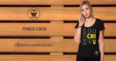 Camiseta Feminina - Pensou Criou