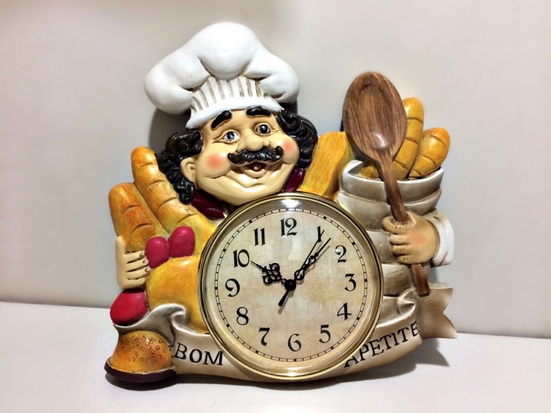 CHEF RELÓGIO PAREDE