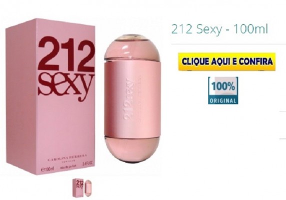 Perfume 212 sexy 100 ml Carolina Herrera