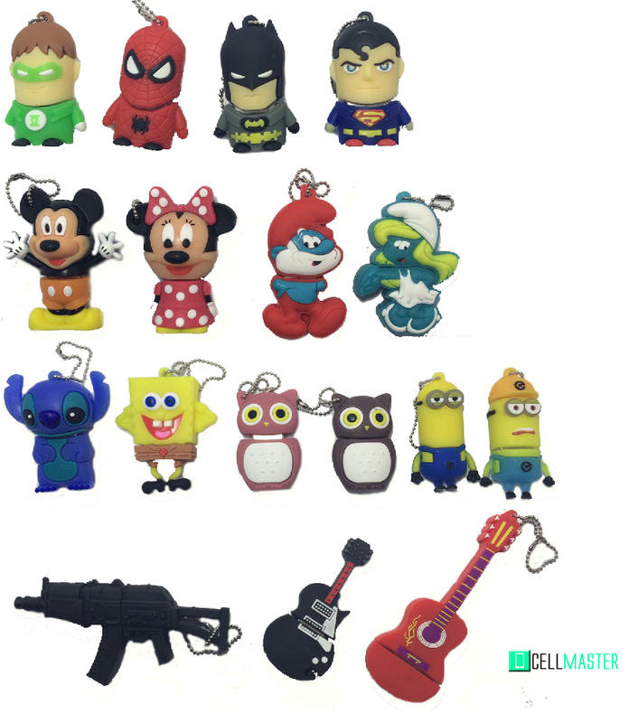 PENDRIVE PERSONAGENS 4G