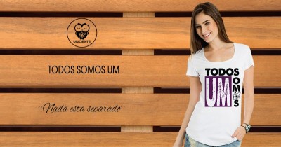 Camiseta Feminina - Todos somos UM