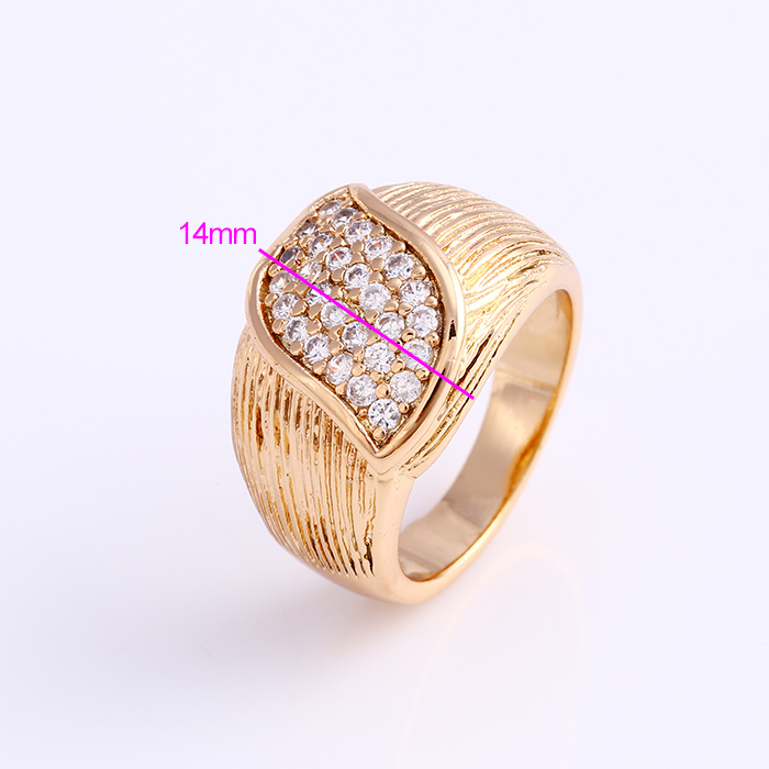 ANEL ZIRCONIA SEMI-JOIAS FOLHEADO-12001