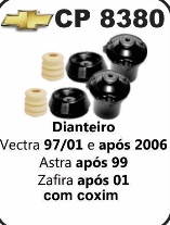 KITS BATENTES  GM  VECTRA  97 / 01  E APÓS 2006  / ASTRA APÓS 99  / ZAFIRA APÓS  01