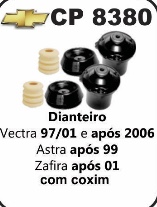 KITS BATENTES  GM  VECTRA  97 / 01  E APÓS 2006  / ASTRA APÓS 99  / ZAFIRA APÓS  01
