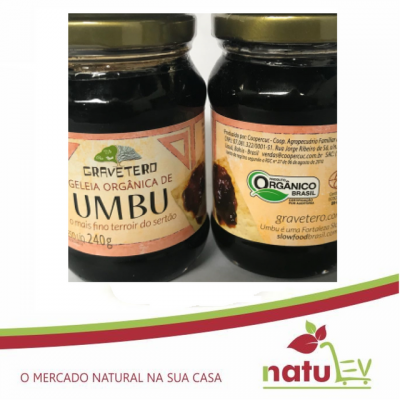 Geleia de Umbu Orgânico Gravetero 240g