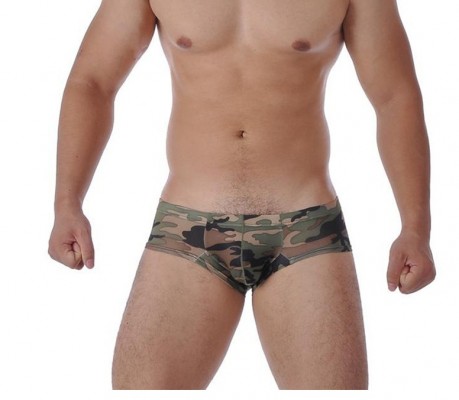 Lançamento - Cueca Boxer Estampa Camuflada Underwear Pugilistas