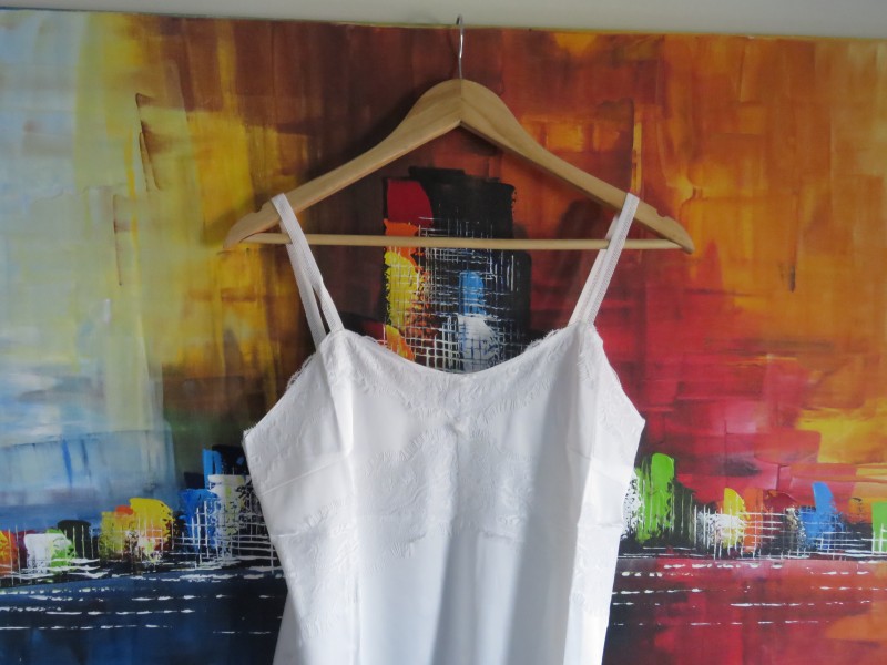 Regata Branca com Renda (VB9018)