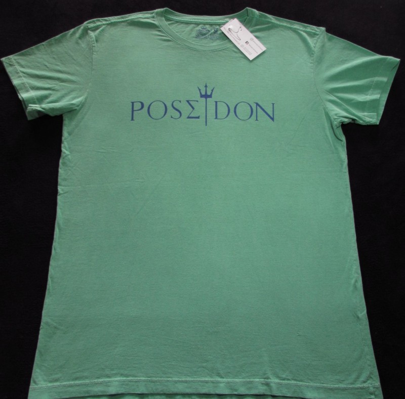 Camiseta oskle Verde Posseidon Arpão