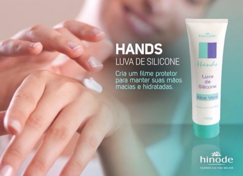 Luva De Silicone Hands com ALOE VERA 100g