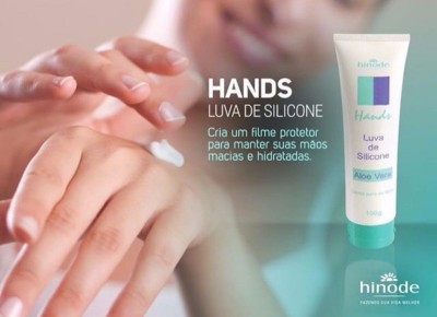 Luva De Silicone Hands com ALOE VERA 100g