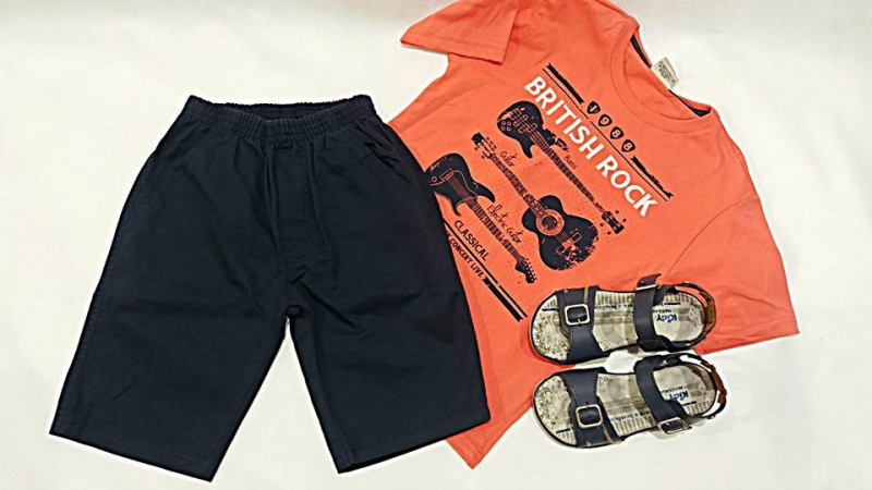 Conjunto menino Rock