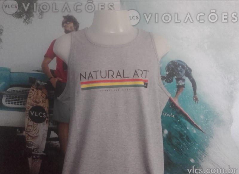 Camisa Regata Natural Art