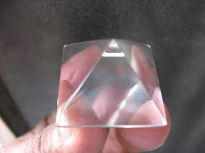 Pirâmide Queops Cristal extra Transparentes