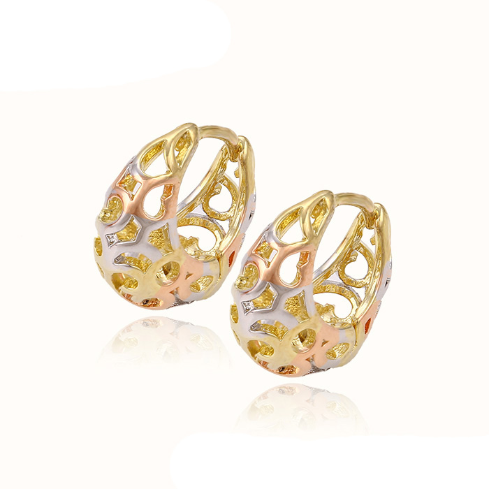 brinco folheado ouro semi-joias -29265