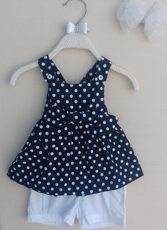Conjunto Bolinha Azul e Braco