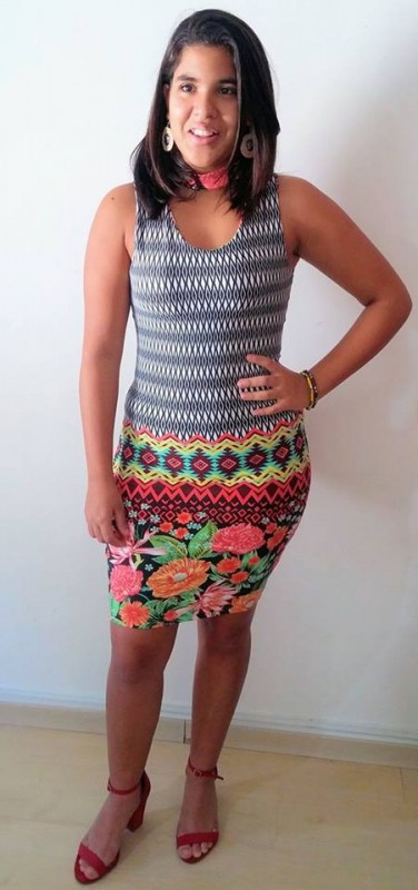 Vestido de mosaicos de suplex, Tam único