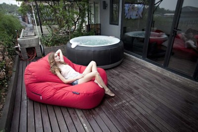 CHAISE CAPA  SACO DE FEIJÃO  SOFÁ EM SOL NASCENTE (IN / OUTDOOR)