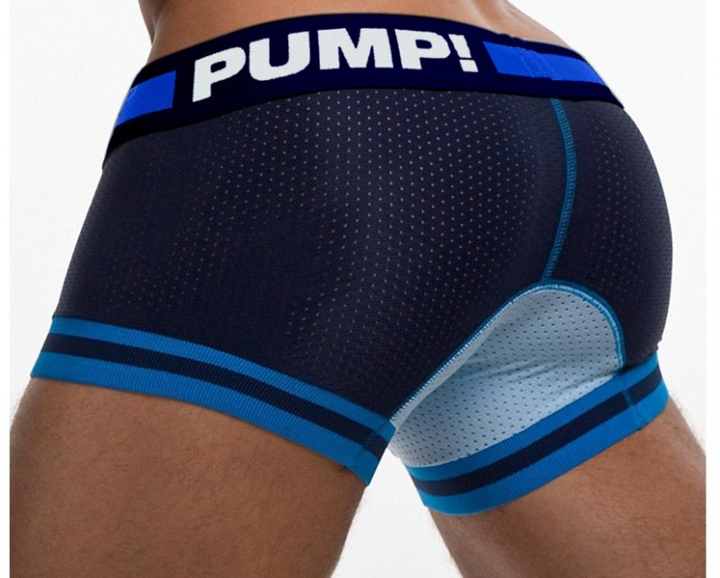 Lançamento - Cueca Boxer P U M P ! Cos Baixo Bolsa Respirável Importada