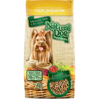 Natural Dog Premium Adultos Raças Pequenas - 7kg