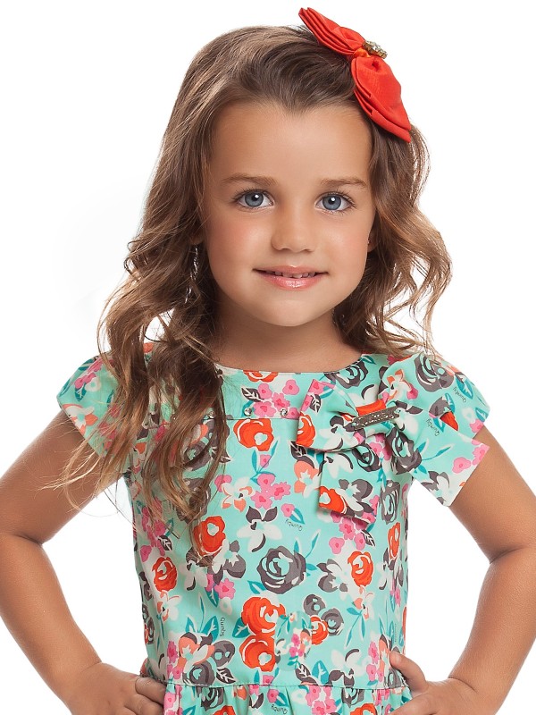 VESTIDO EM SARJA COM BABADO COD 56838