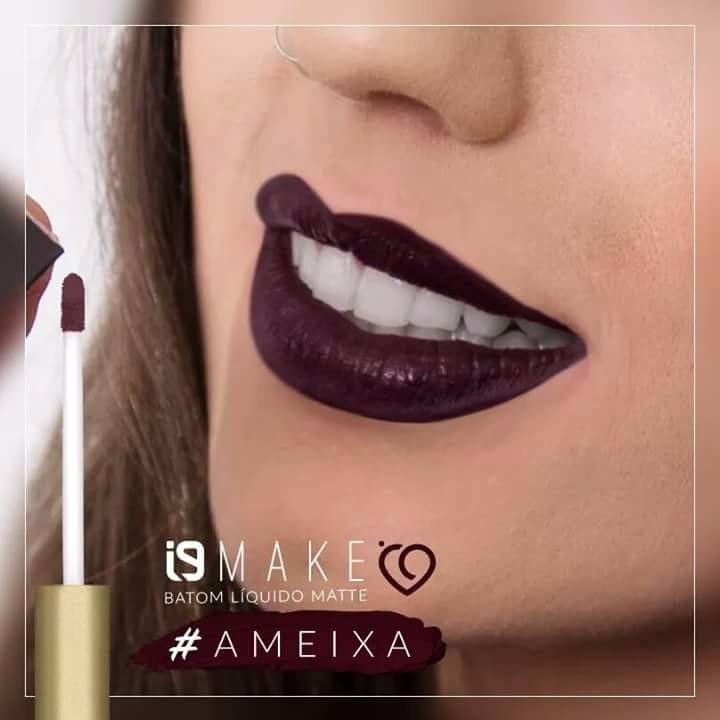 Batom Liquido Matte Ameixa i9Make