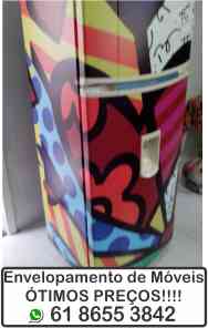 envelopamento de geladeira duplex romero brito