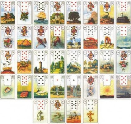 Mesa Real com Lenormand