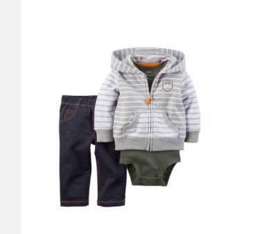 Conjunto 3 peças menino Carters 3 meses