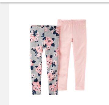 Kit 2 calças legging Carters tamanho 4 anos