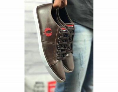 SAPATÊNIS FRED PERRY - MARROM CAFÉ