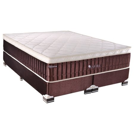 Conjunto Cama Box Casal Queen Molas Probon Amore com Massageador - 158x198
