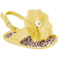 SANDALIA AMARELA CAMOMILA FLOR COD 57437