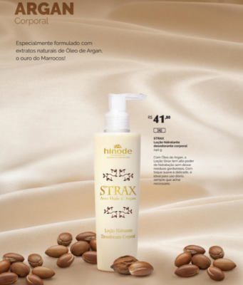LOÇÃO HIDRATANTE STRAX HINODE 240g