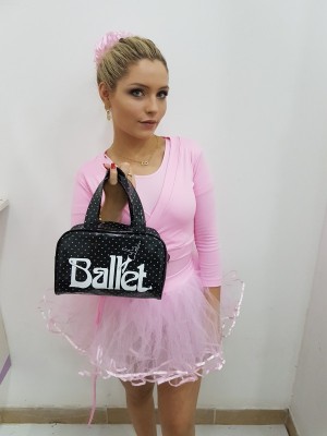 Bolsa Quadrada Verniz Poá