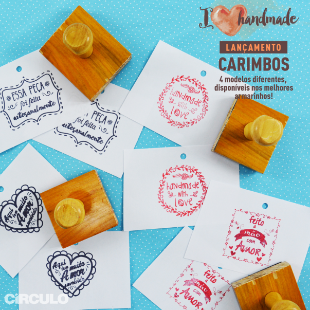 Carimbo “I Love Handmade” - Circulo S/A