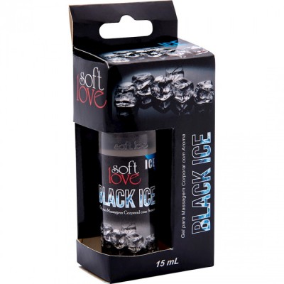 Gel Comestível Black Ice - 15 ml - Soft Love