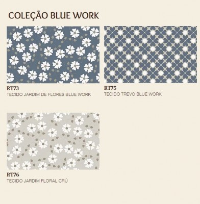 Coleção Blue Work - Fuxicos e Fricotes
