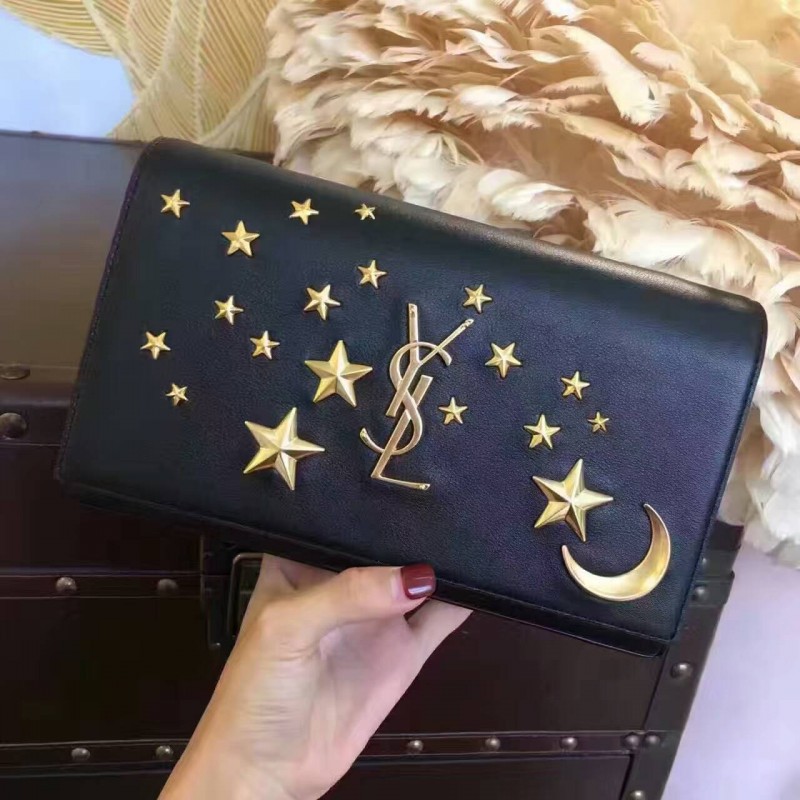 Ysl Clutch 22cm Nigth