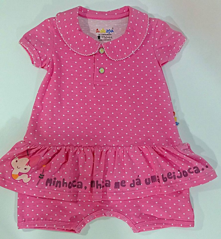 MACACAO COM BABADO DE BOLINHA COD 39731