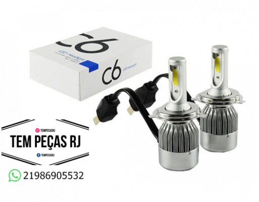 lâmpada super led h1 6000k C6