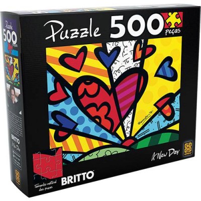 QUEBRA-CABEÇA ROMERO BRITO A NEW DAY 500 PEÇAS