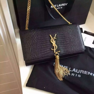 Clutch 24cm Croco Gold e Silver