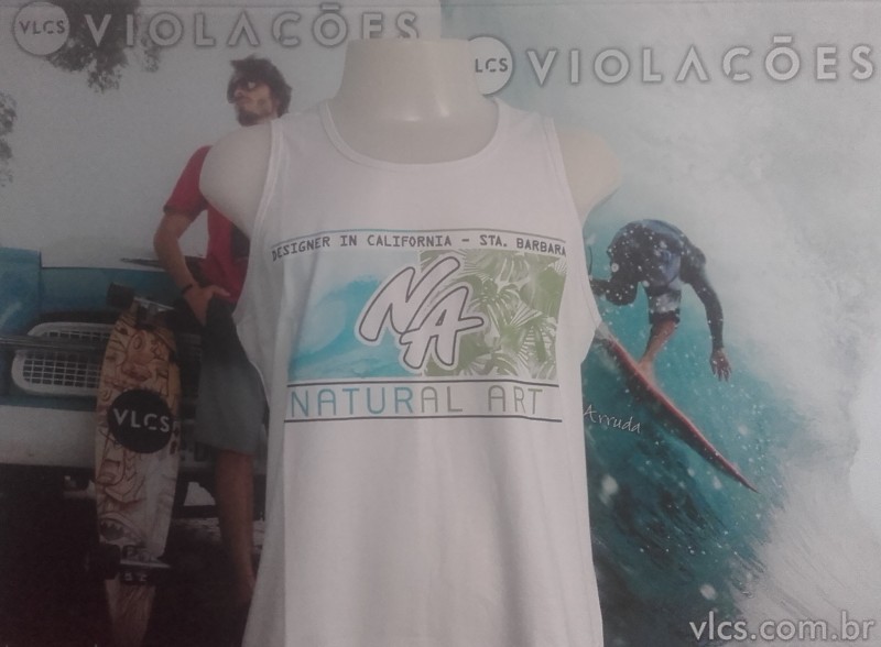 Camisa Regata Natural Art